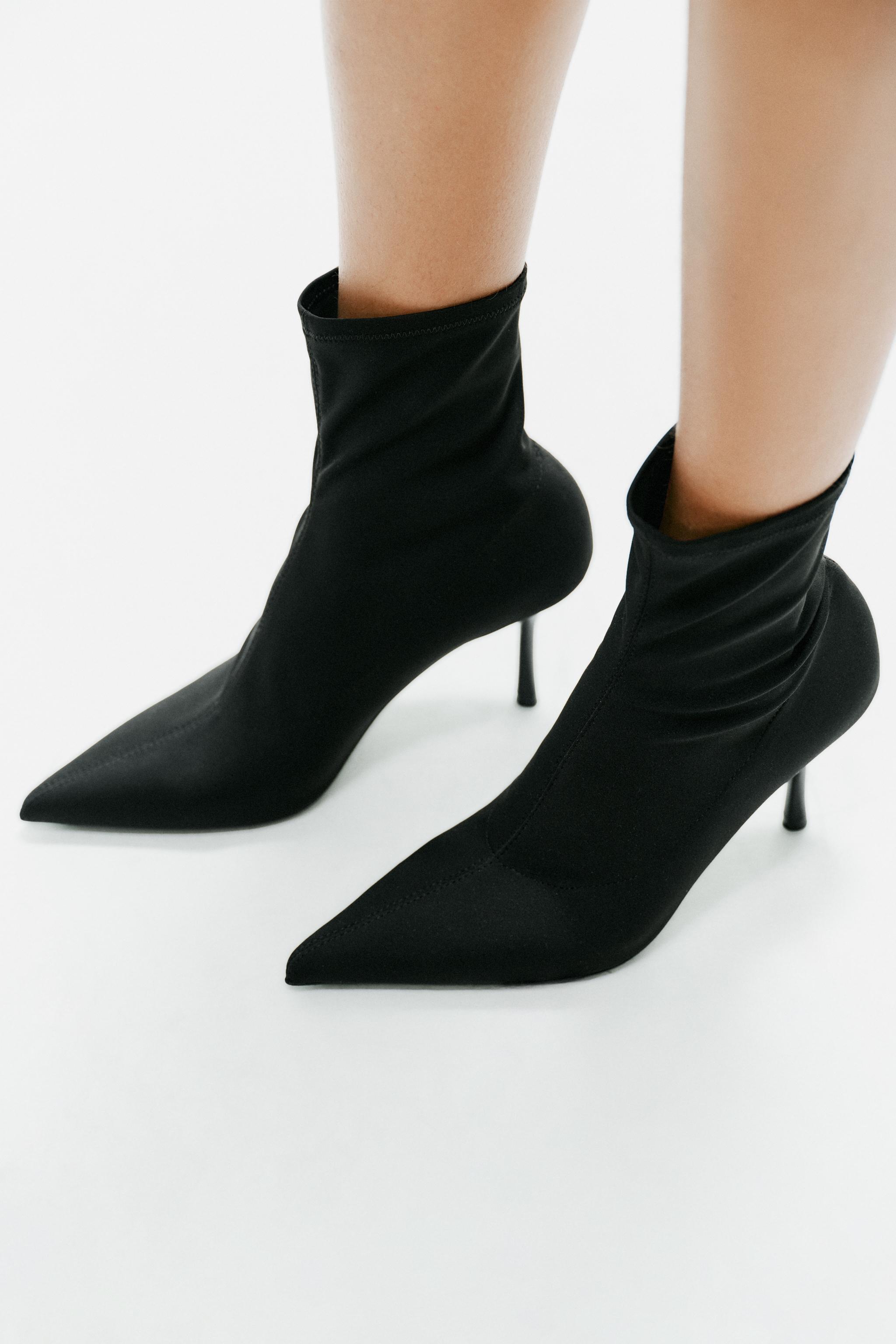 Женские ботинки Zara HEELED BOOTIE BOOTIES — фото 3