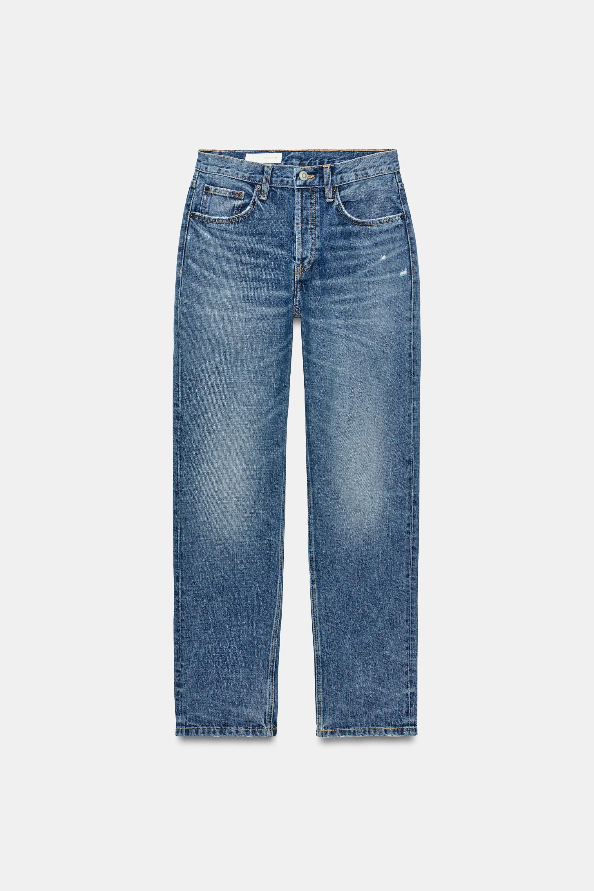 TRF MID-RISE STRAIGHT FIT JEANS