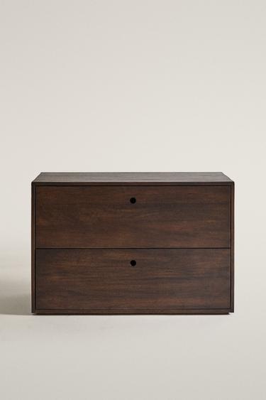 WOODEN CHEST OF DRAWERS — Brown 2