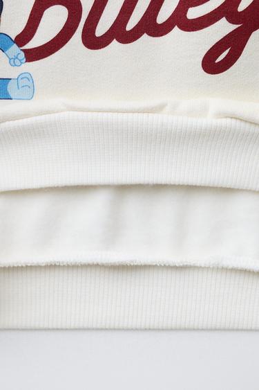 BLUEY © LUDO STUDIO EMBROIDERED SWEATSHIRT - Ecru by Zara - Image 3