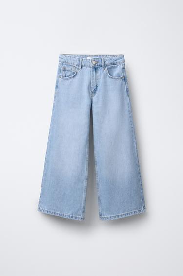 JEANS WIDE LEG - Azul-claro da Zara - Imagem 0