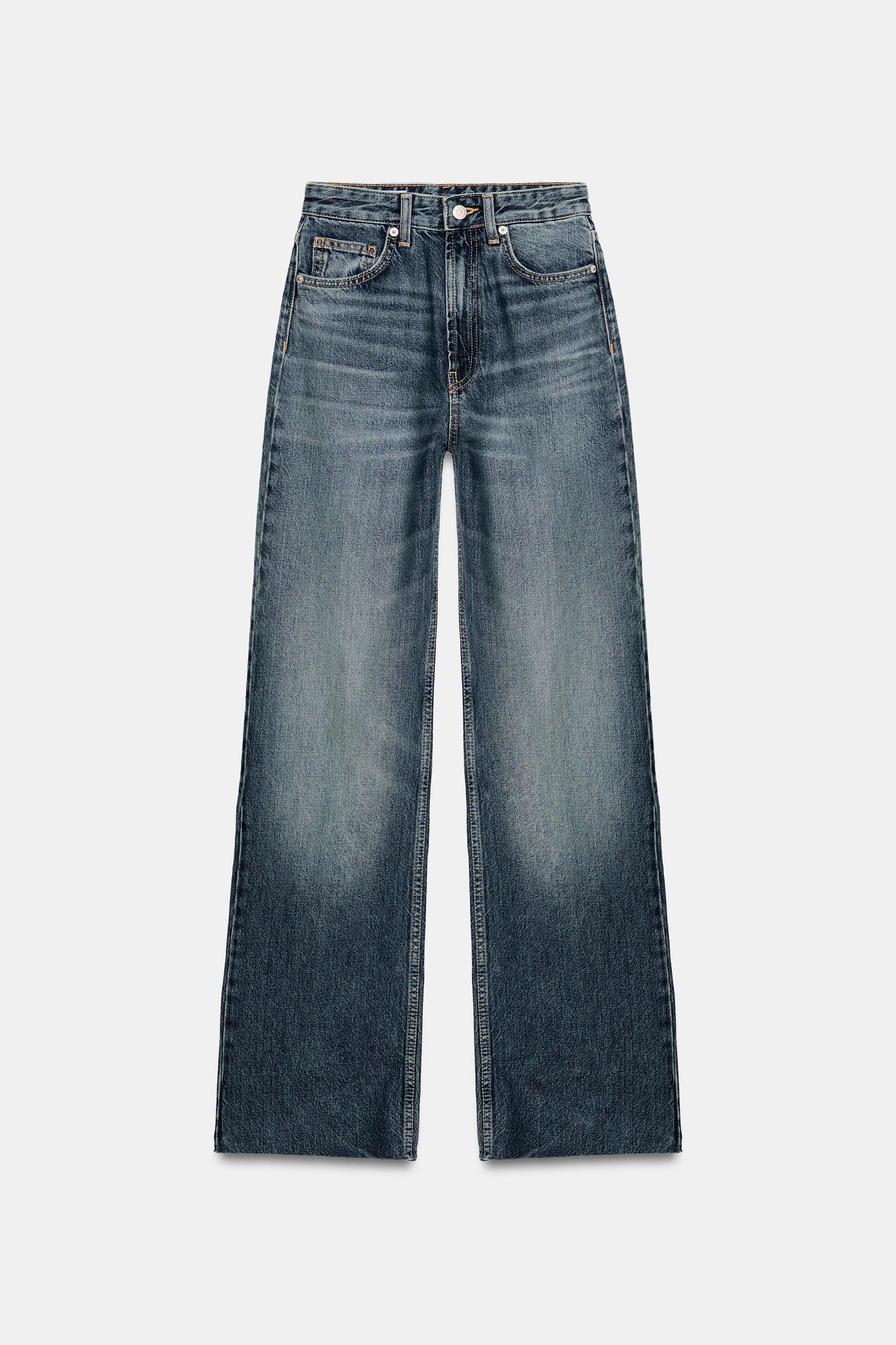 JEAN TRF WIDE LEG TAILLE HAUTE