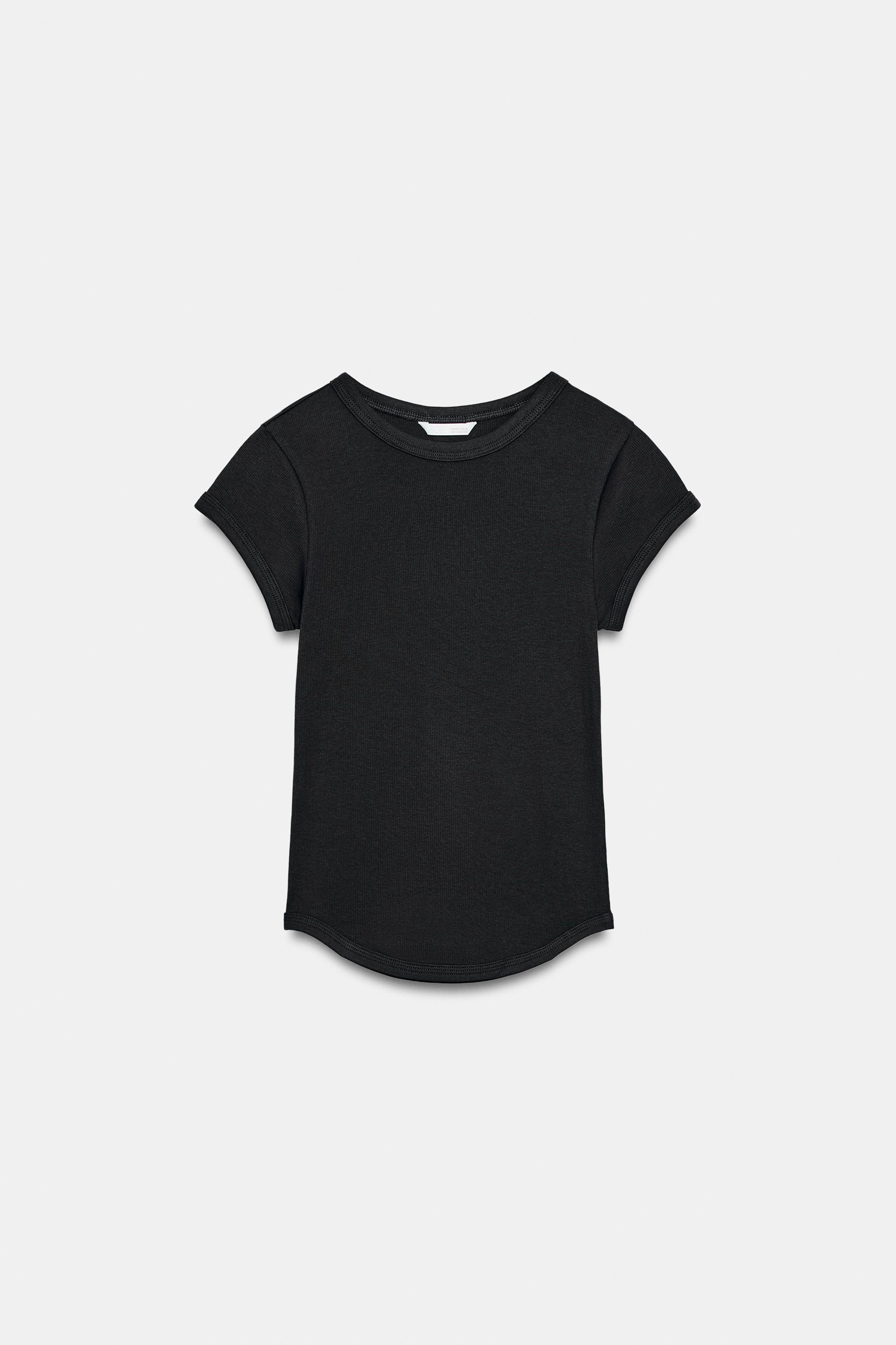 FİTİLLİ KISA KOLLU T-SHIRT - Görsel 5