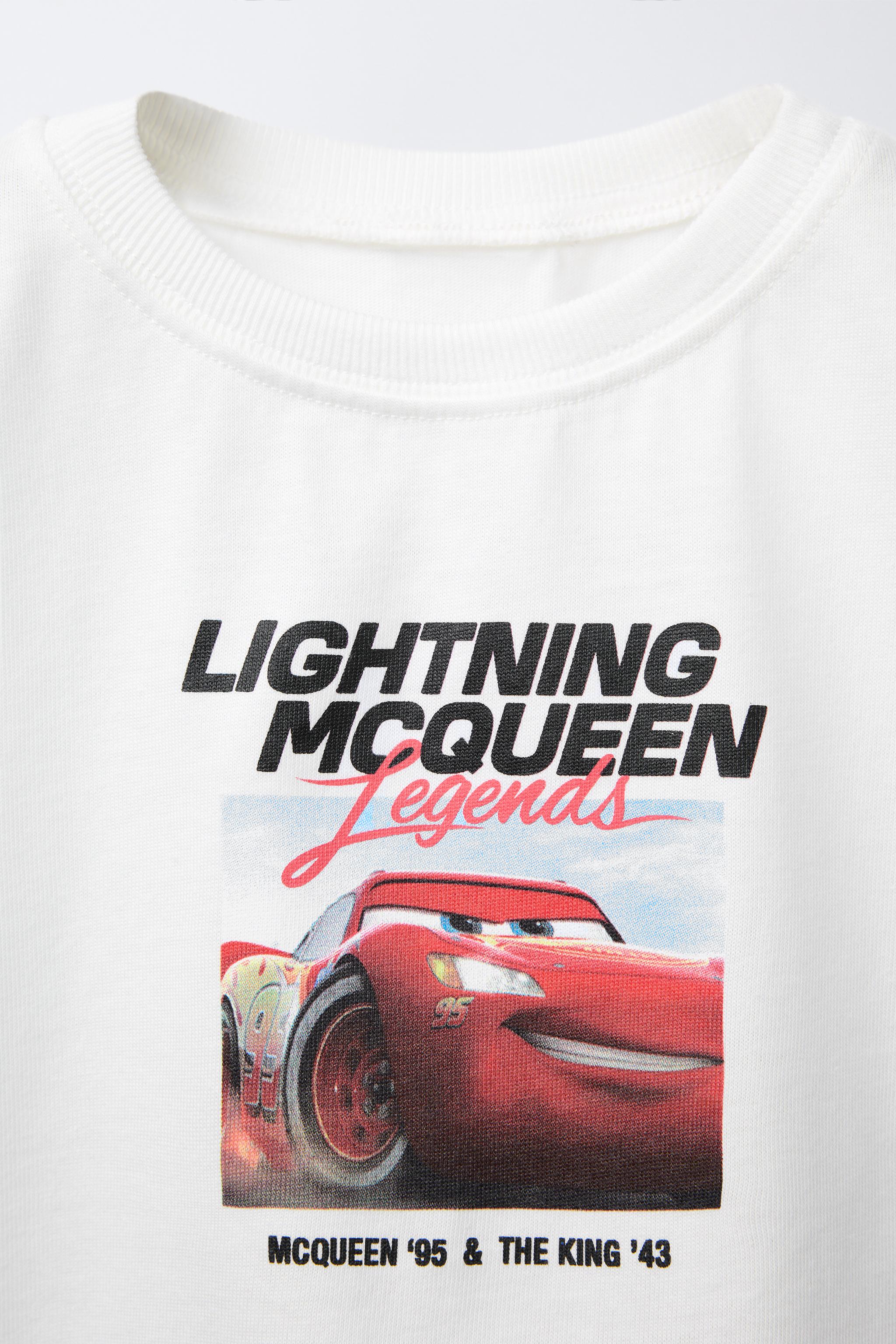 CARS LIGHTNING MCQUEEN © DISNEY Tシャツ - オフホワイト
