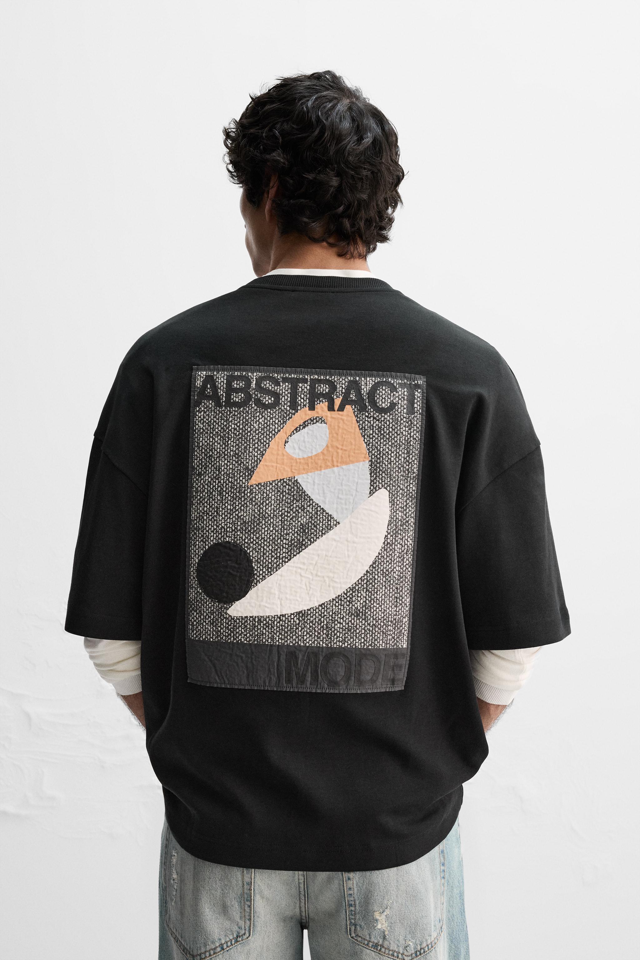 安心★関税込み★ZARA★INTERLOCK PATCH SWEATSHIRT INTERLOCK PATCH SWEATSHIRT - Black | ZARA Spain