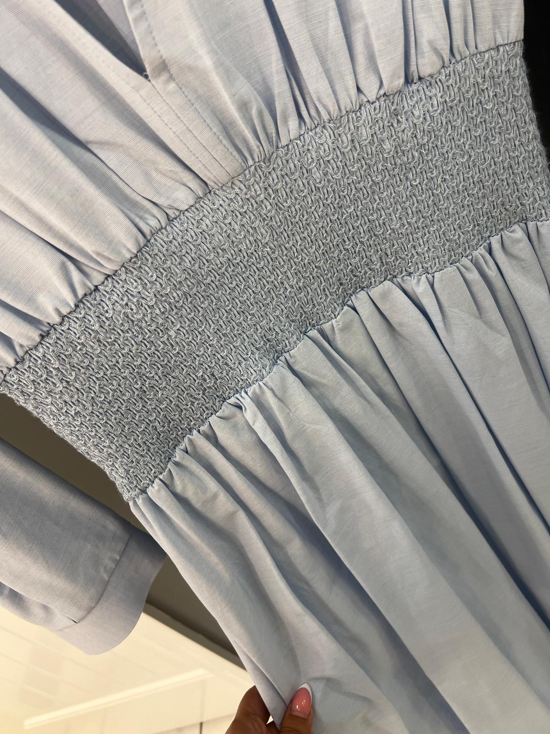WIDE ELASTIC WAIST DRESS - Image 4