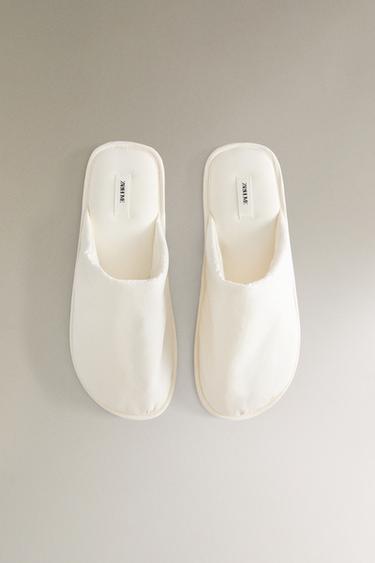 TECHNICAL FABRIC MULE SLIPPERS - White by Zara - Image 3