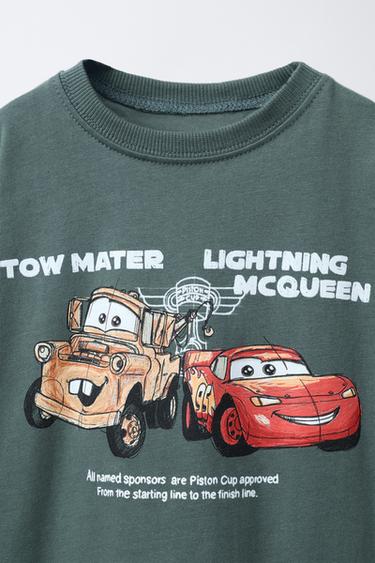 TEE-SHIRT IMPRIMÉ CARS FLASH MCQUEEN © DISNEY - Vert | ZARA France