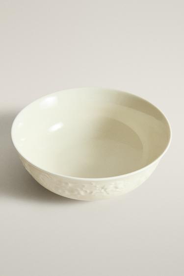 GRAPE PORCELAIN BOWL — Cream 2