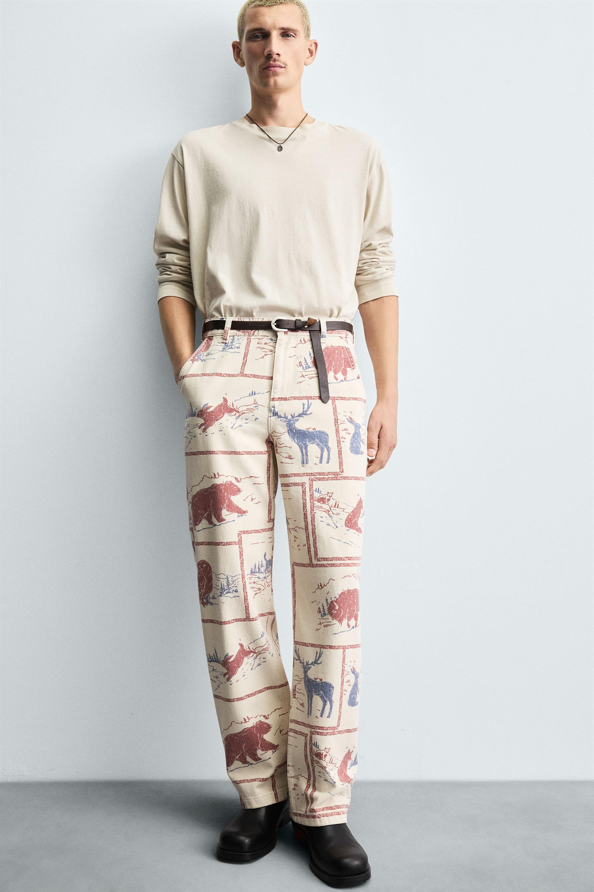 コミック柄パンツ - 028 | ZARA Japan / 日本