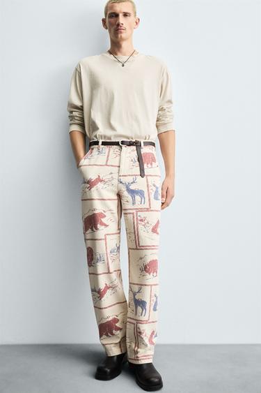 PANTALON À IMPRIMÉ COMICS - 028 de Zara - Image 5