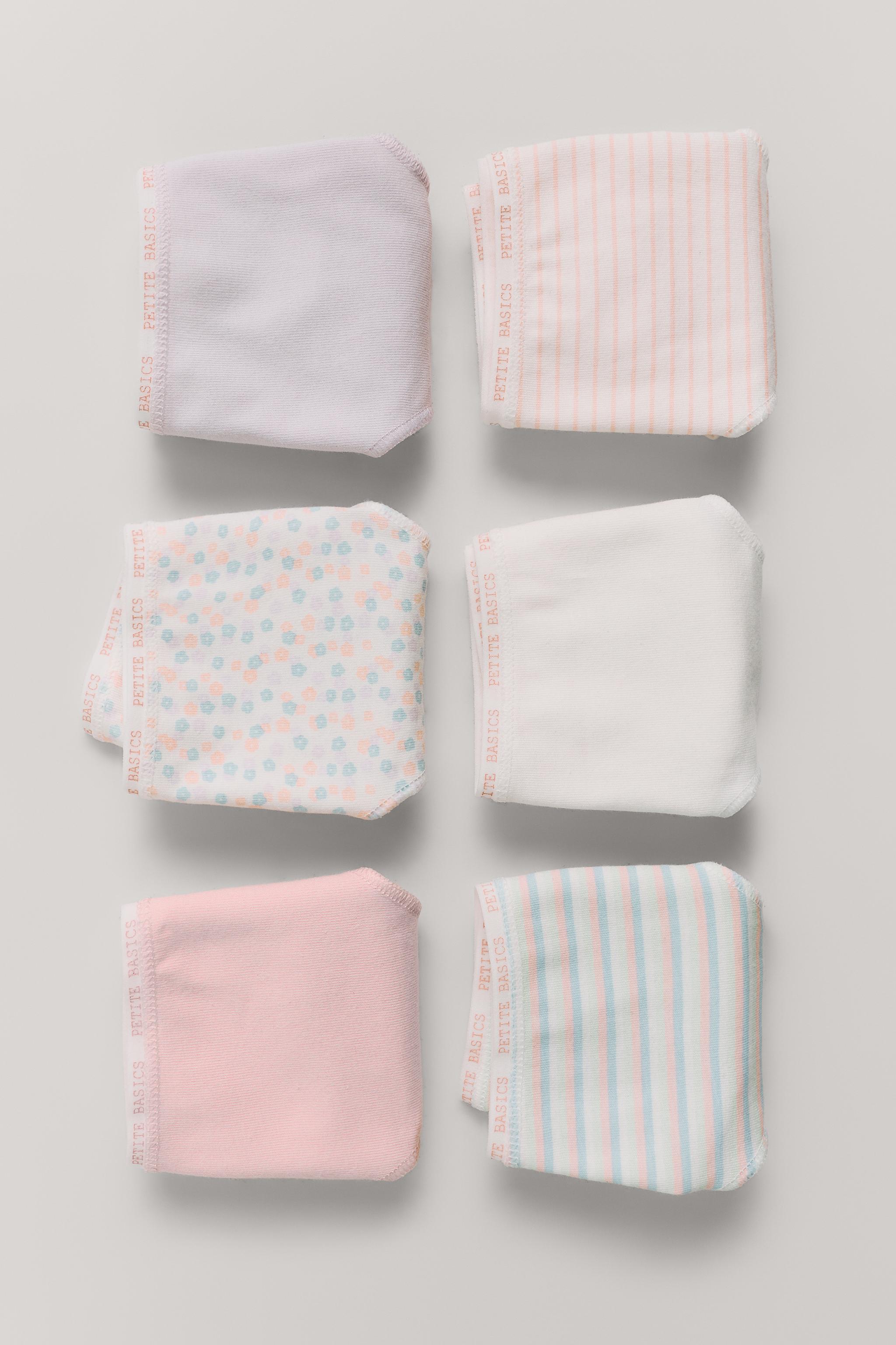 AGES 6-14 / SIX-PACK OF STRIPED & FLORAL UNDERWEAR — Multicolored