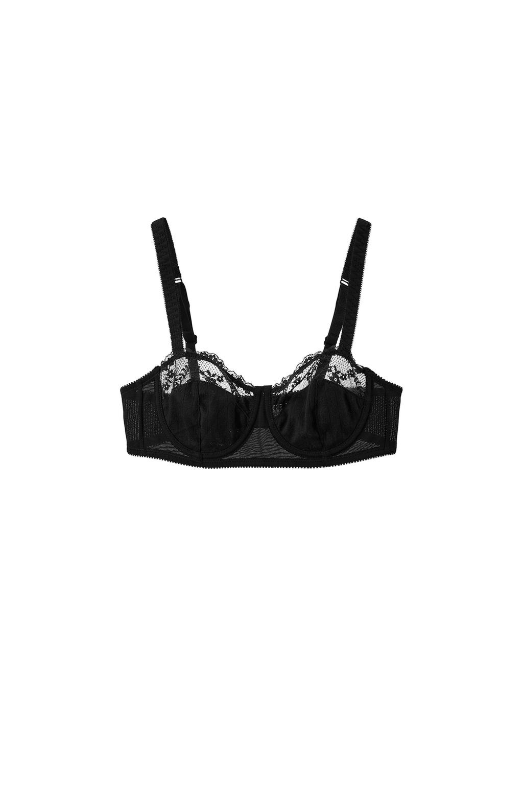 POINTELLE LACE UNDERWIRE BRA - image 3