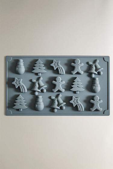 CHRISTMAS ELEMENTS BAKING MOULD - Bluish by Zara - Image 0