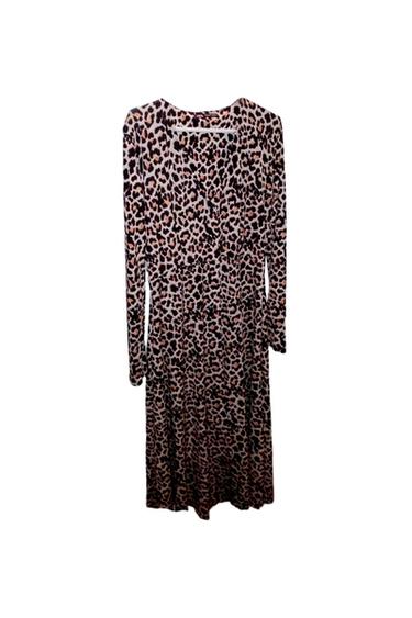 VESTIDO LARGO ANIMAL PRINT