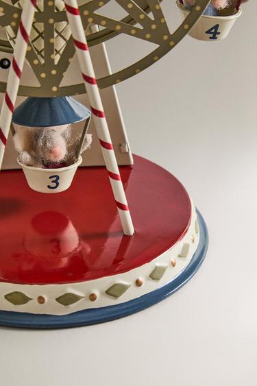 MUSICAL FERRIS WHEEL CHRISTMAS DECORATION - Multicoloured by Zara - Image 3