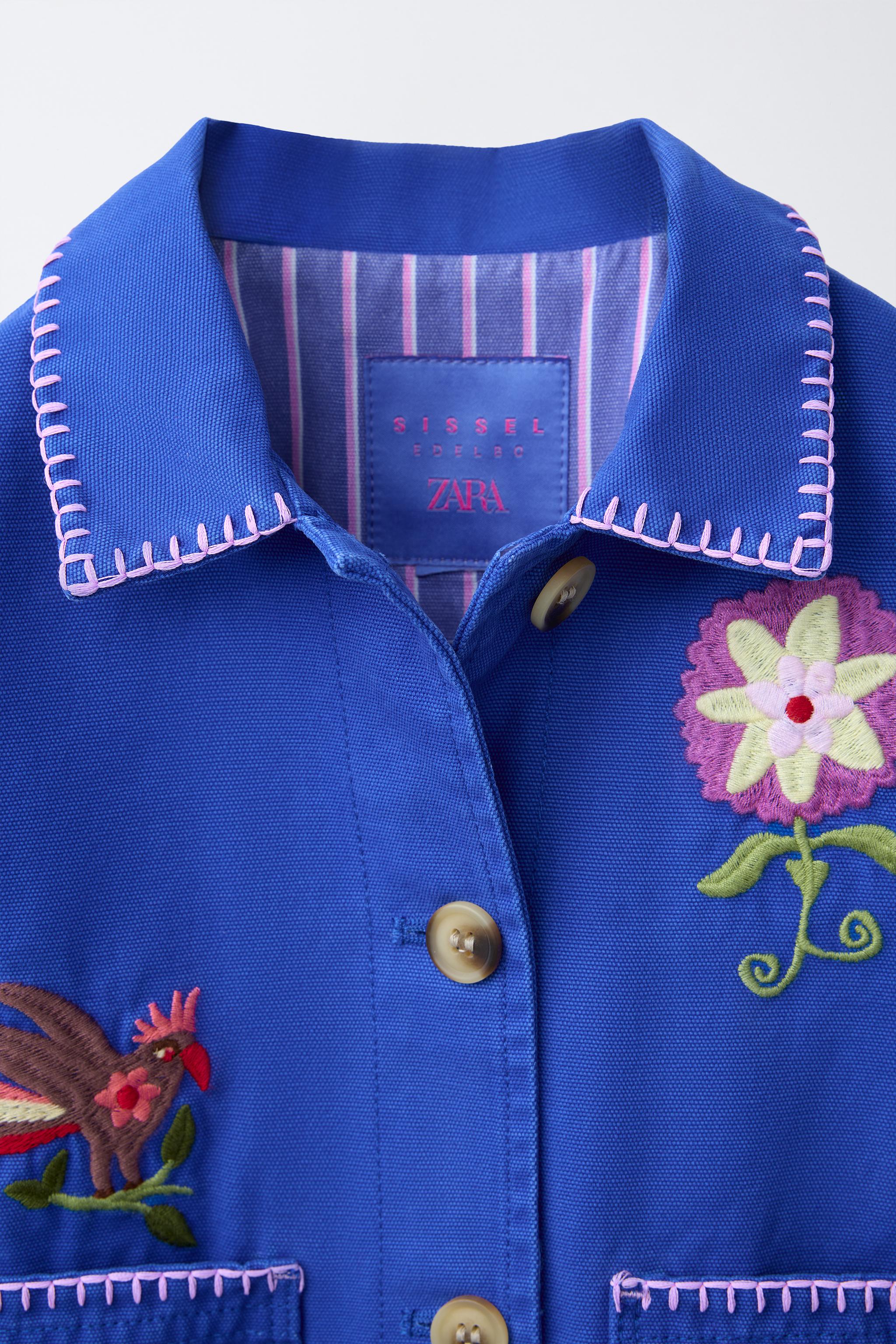 SISSEL EDELBO X ZARA KIDS EMBROIDERED JACKET