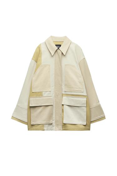 PATCHWORK GABARDINE JACKET