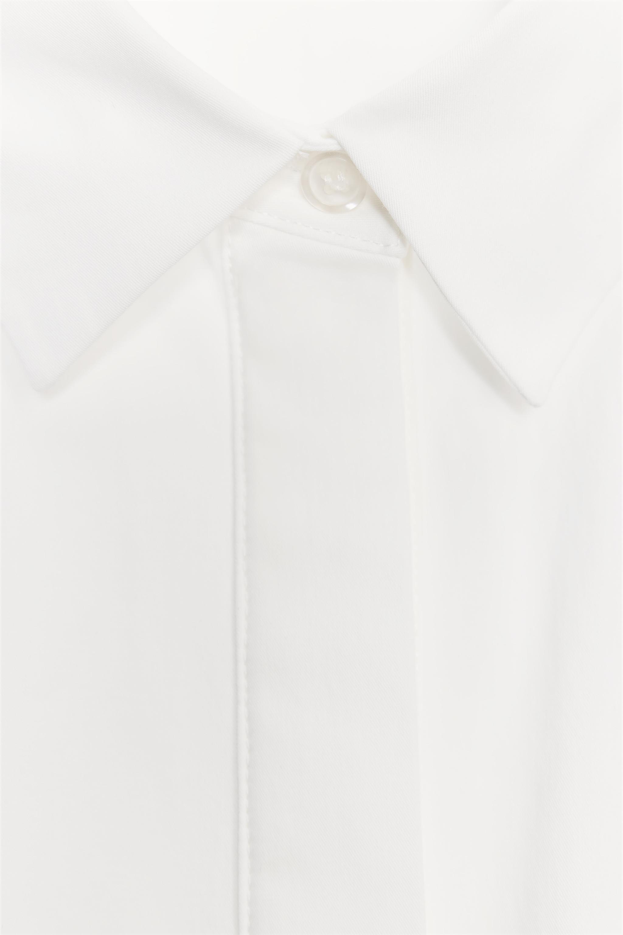 【ZARA】成形裾ショート丈ワンピース ホワイト | 2786/002/250 ZARA】成形裾ショート丈ワンピース ホワイト | 2786/002/250