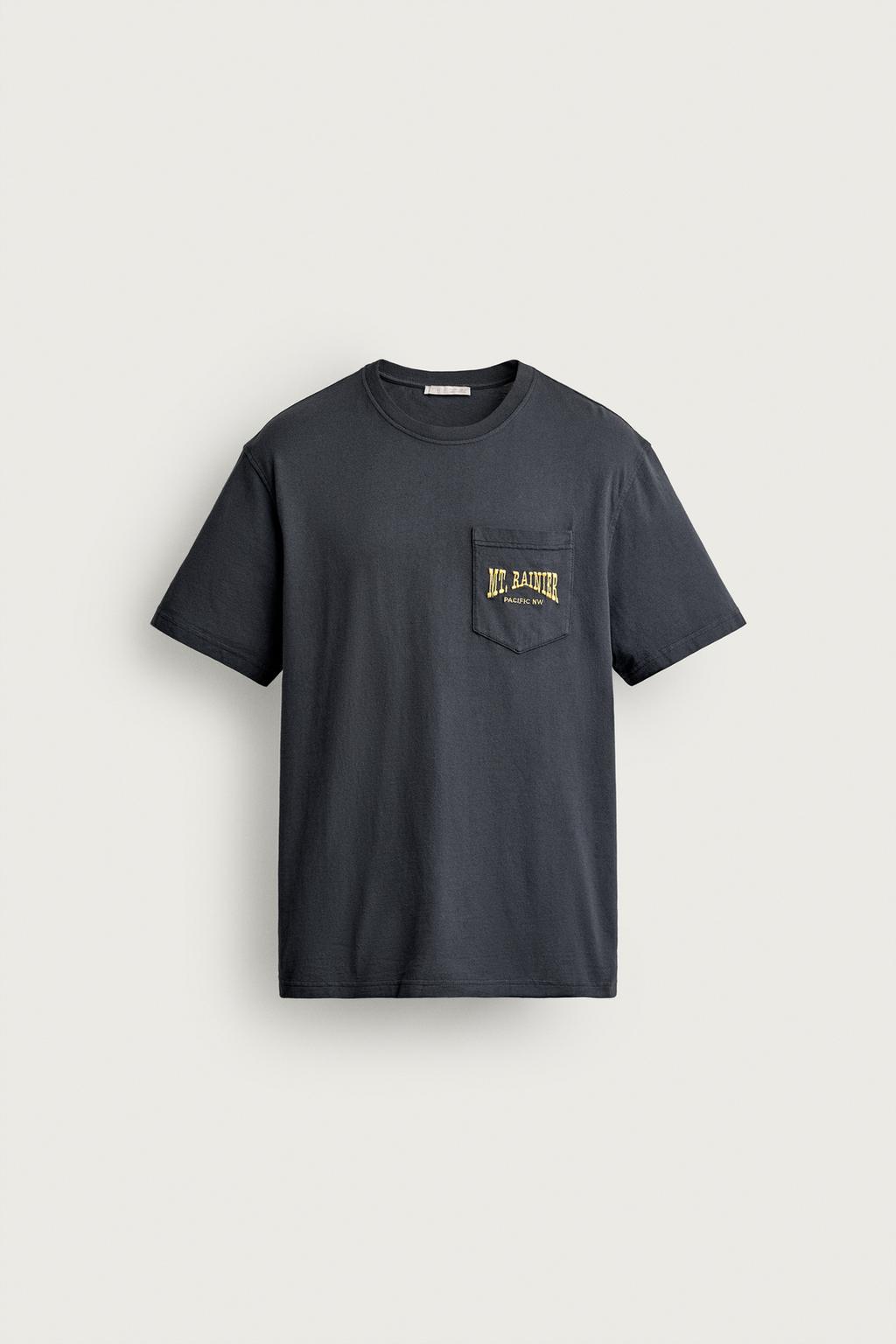 EMBROIDERED POCKET T-SHIRT