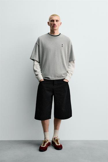 CHAMPION® X ZARA PATCH T-SHIRT - Grey marl by Zara