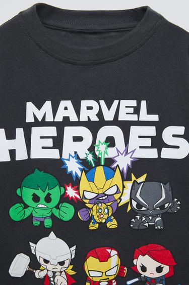 T-SHIRT AVENGERS © MARVEL - Gris anthracite de Zara - Image 2
