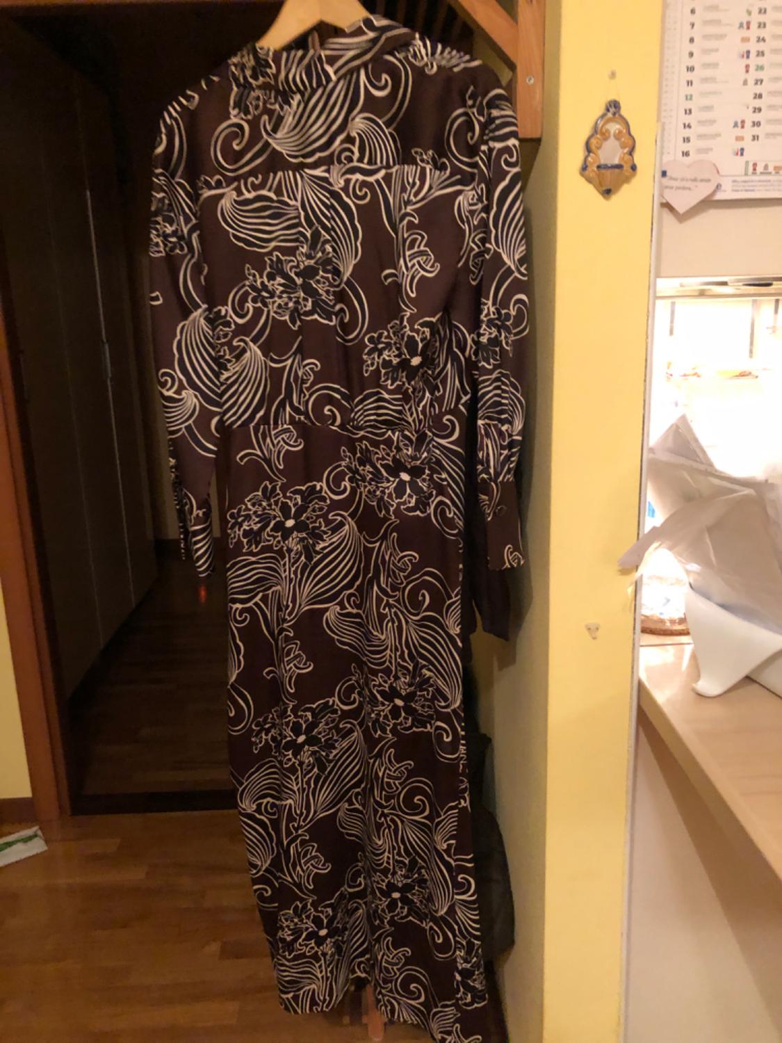 PRINTED WRAP DRESS - Image 3