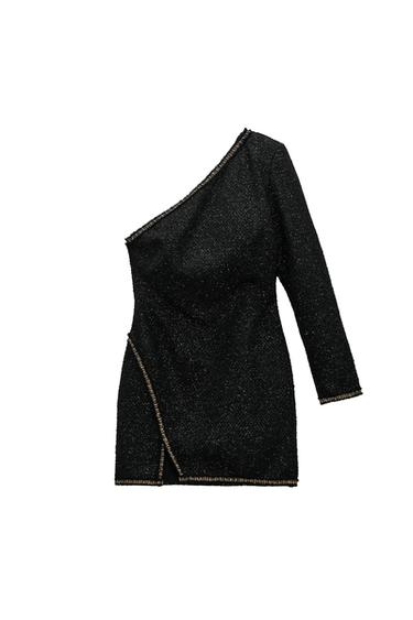 ASYMMETRIC MINI DRESS