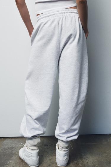 PANTALON VARSITY - Gris chiné de Zara - Image 5