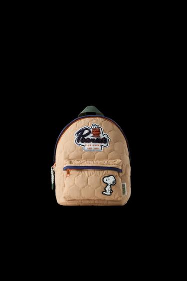 MOCHILA SNOOPY PEANUTS™ - Marrón Camel de Zara - Imagen 0
