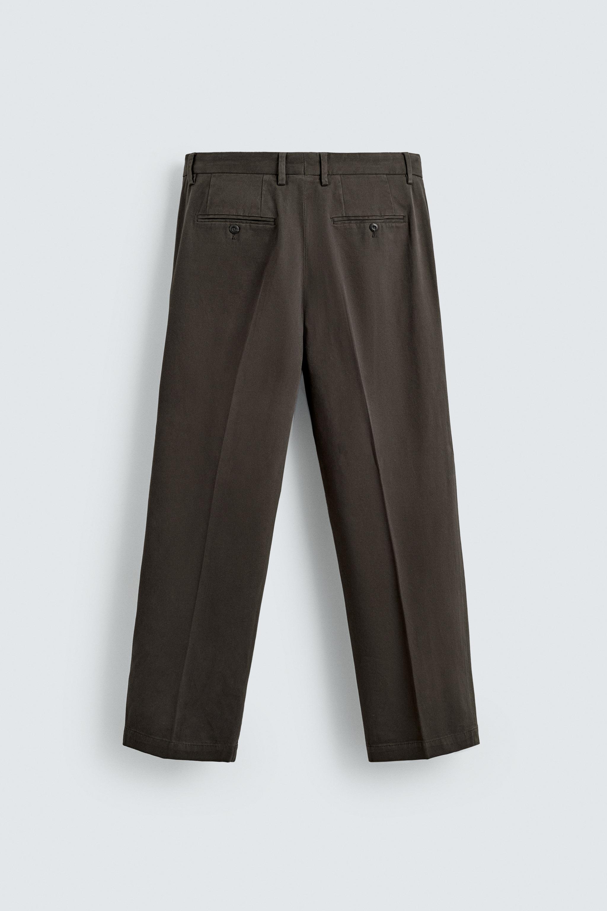 PANTALON DE COSTUME EFFET DÉLAVÉ