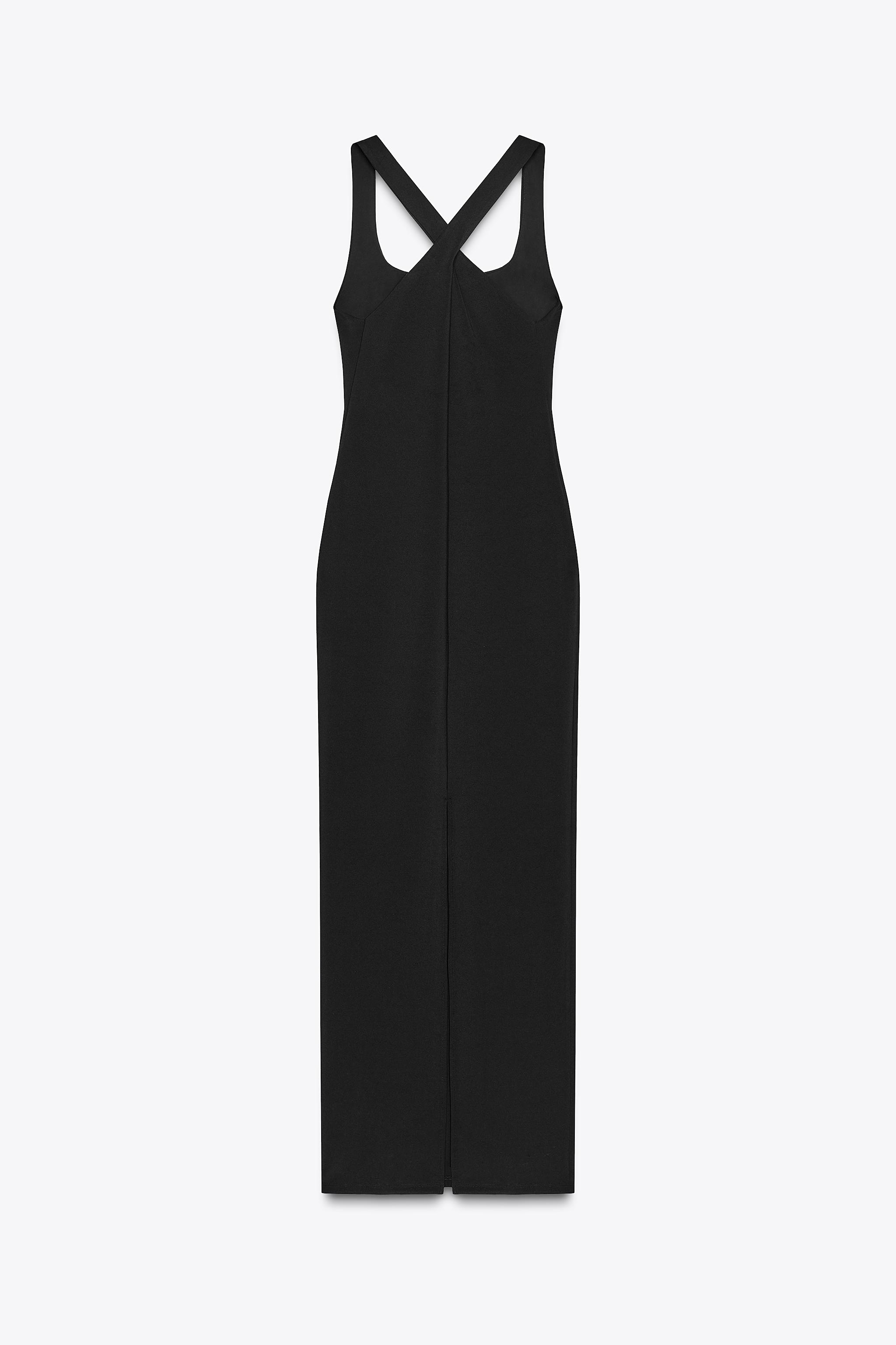 ポリアミド ロングワンピース - バーガンディ | ZARA Japan / 日本