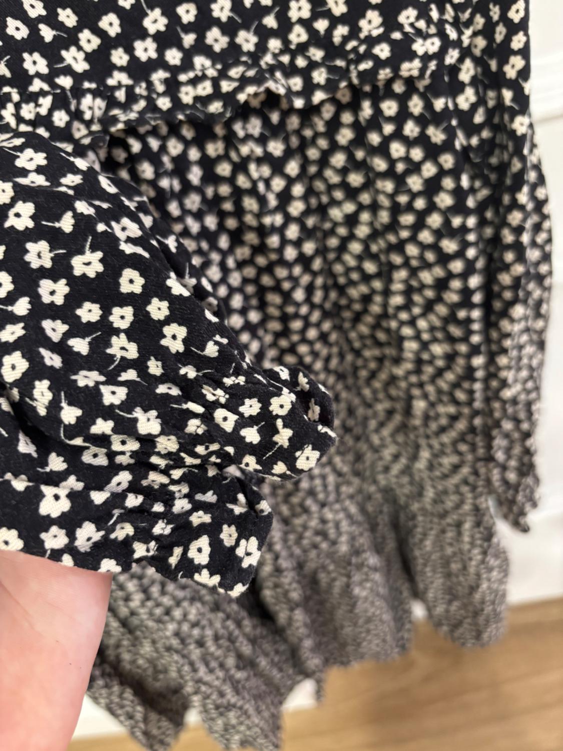FLORAL PRINT DRESS WITH RUFFLED DETAIL - Image 5
