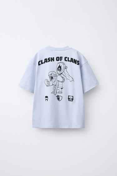 BARBARIAN THE WORLD OF CLASH ™ T-SHIRT - Light blue by Zara - Image 1