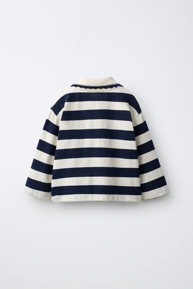HELLO KITTY © SANRIO STRIPED POLO SHIRT — striped 2