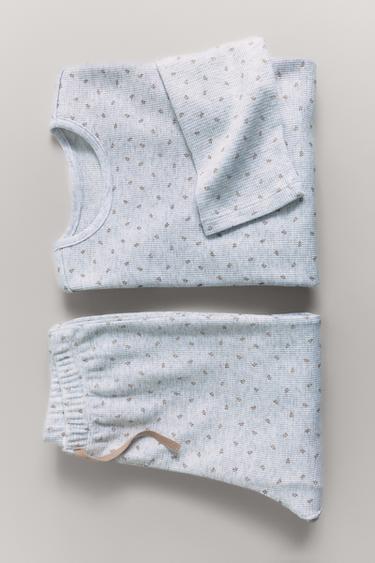 6-14 URTE/ WAFFLE LORE PIJAMA - Vigoré grisa, Zara-rena