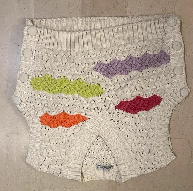 COLOUR BLOCK KNIT VEST - Image 2