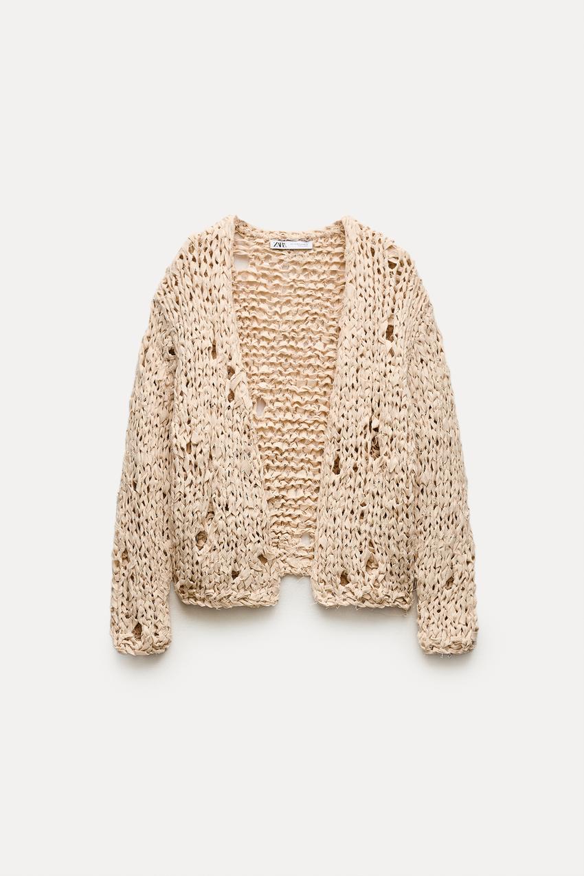 Zara, Sweaters, Zara Studded Braided Cardigan