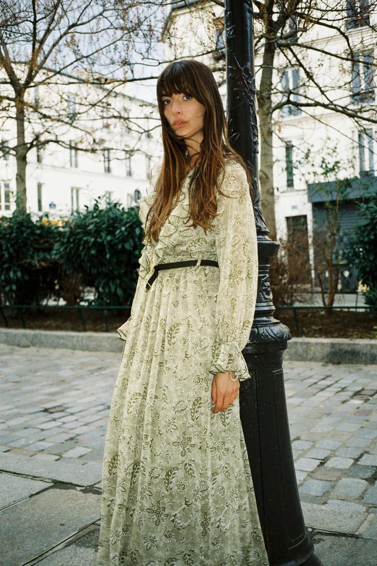 Vestidos Boho Chic Vestido Largo Estampado Zara Vestido Boho Moda