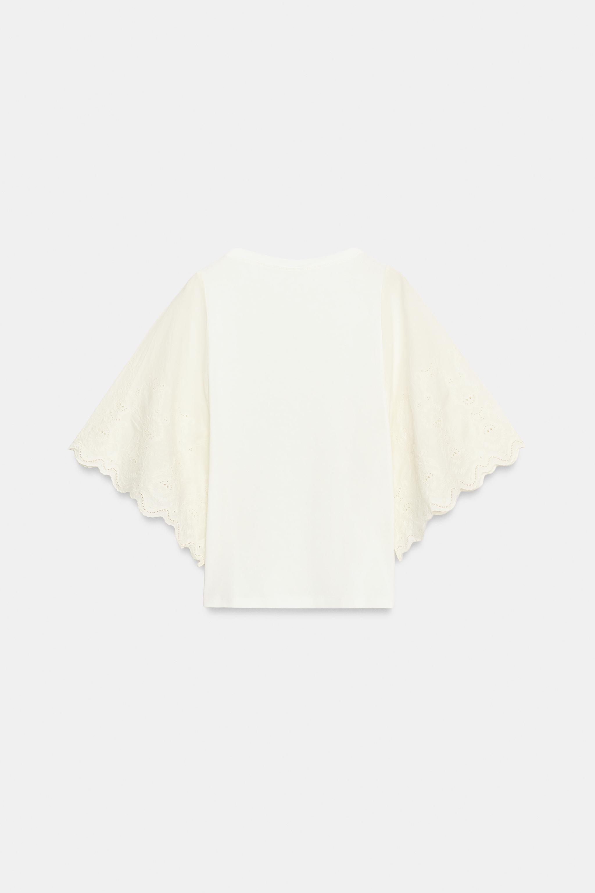 EMBROIDERED COMBINATION T-SHIRT