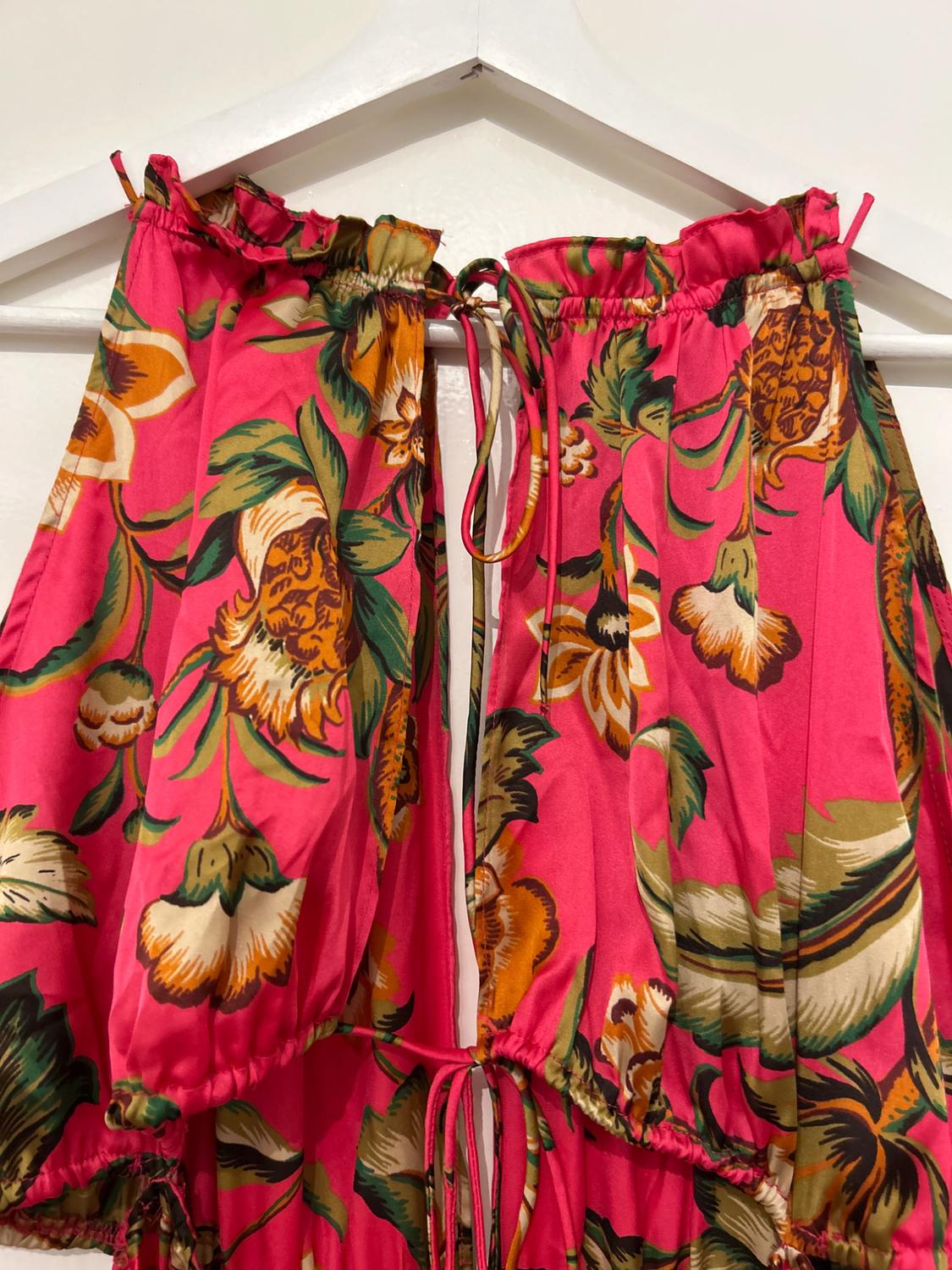 PRINTED JUMPSUIT WITH CUT-OUT DETAIL - Image 4