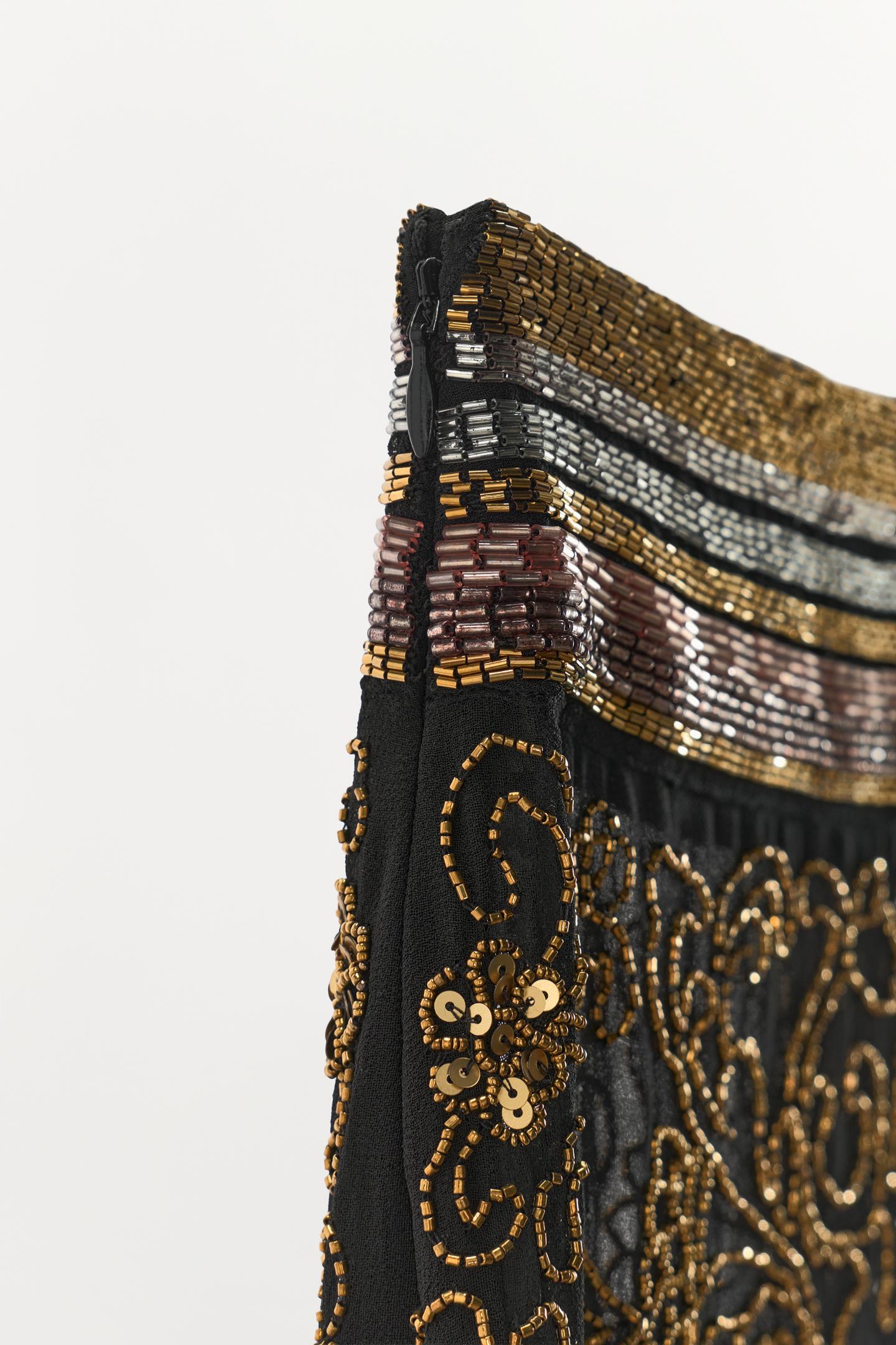 Женская юбка Zara Limited Edition Fringed Mini, цвет: Чёрный — фото 10