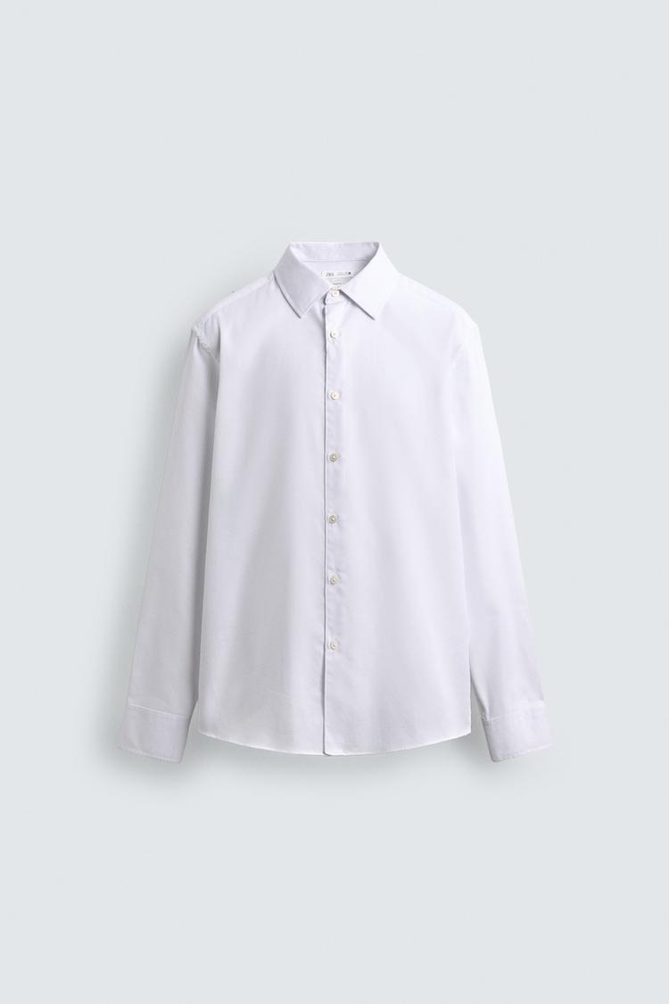 ZARA EASY CARE TEXTURED SHIRT