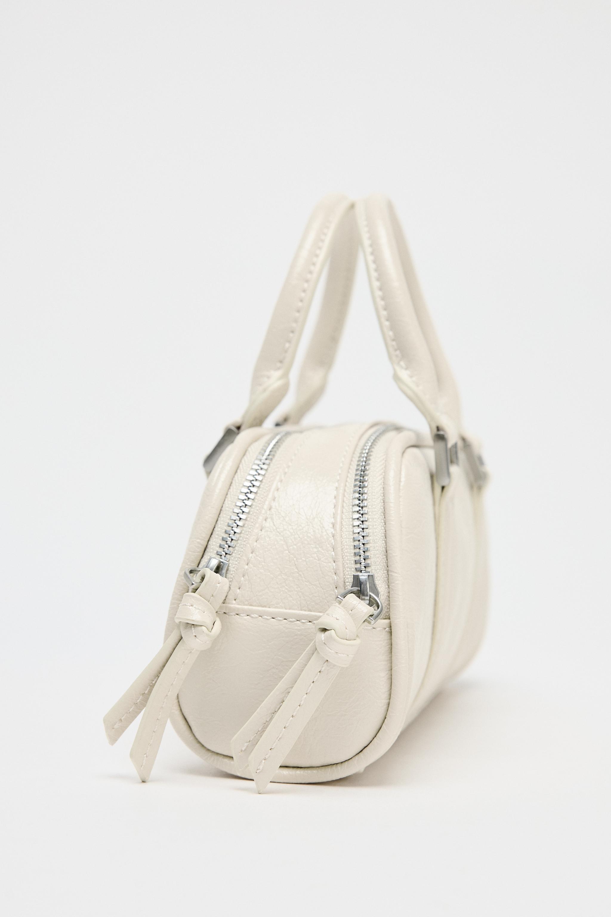 ZARA ミニボストンバッグ 6540/610 ミニボストンバッグ - エクリュ | ZARA Japan / 日本