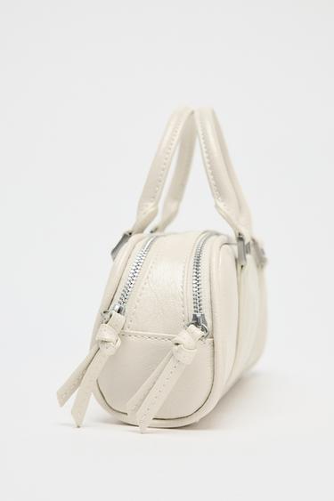 MINI SAC BOWLING - Écru de Zara - Image 2