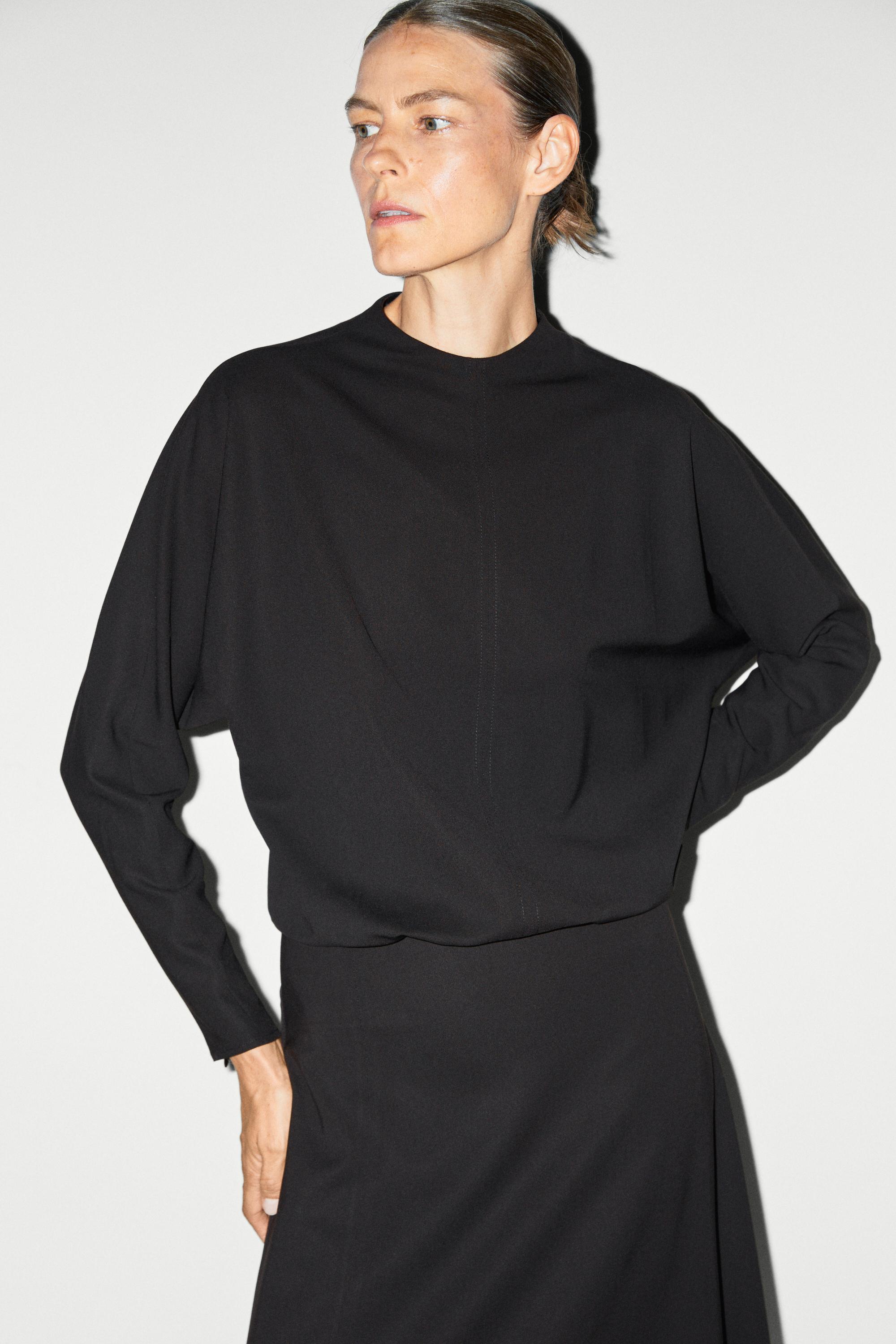 Robe midi manches longues