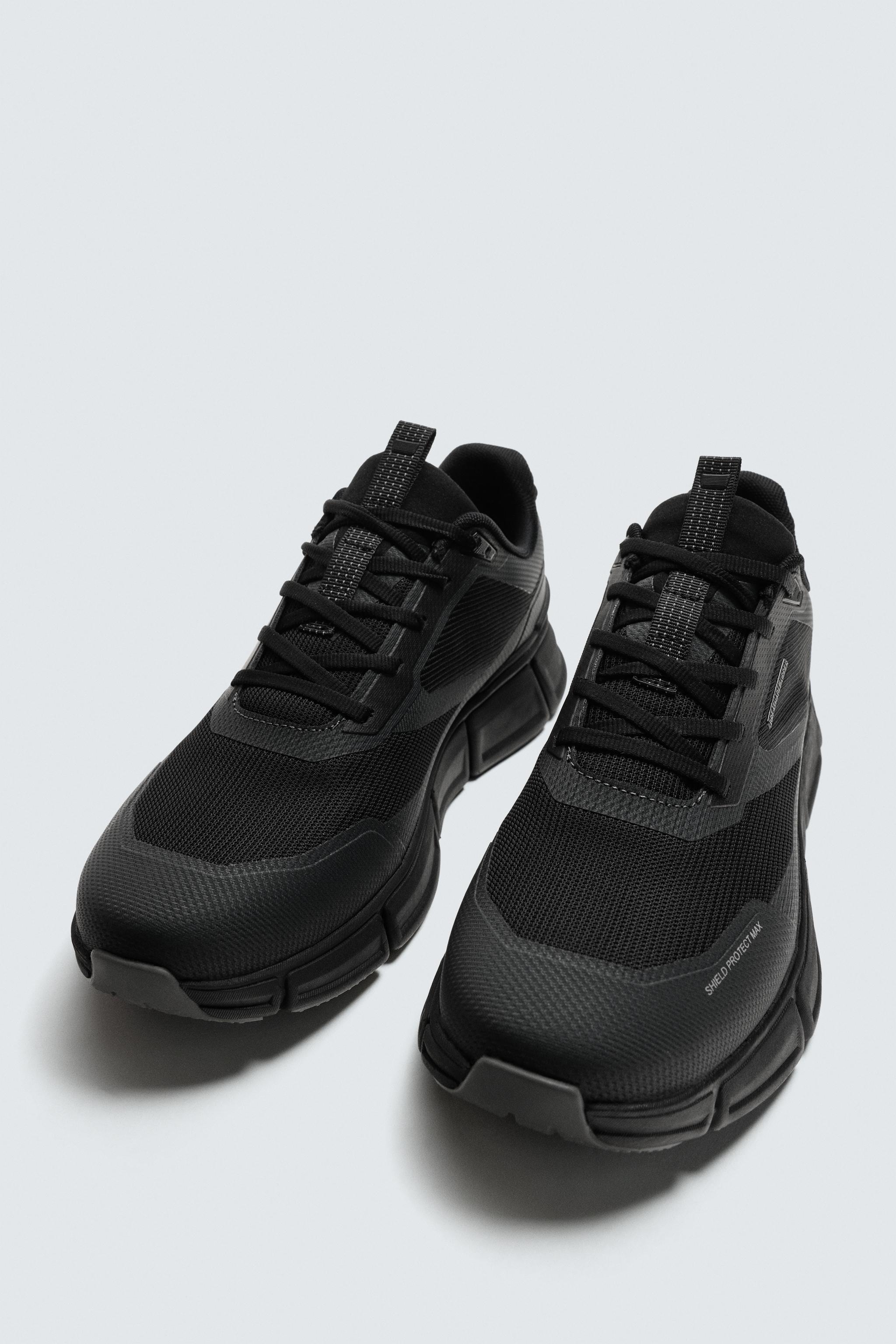 MONOCHROME TECHNICAL SNEAKERS - Black | ZARA United States