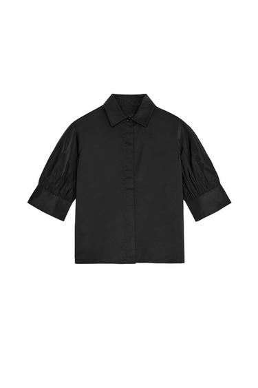 ΠΟΥΚΑΜΙΣΟ ΜΕ ΚΟΝΤΟ ΜΑΝΙΚΙ ZW COLLECTION