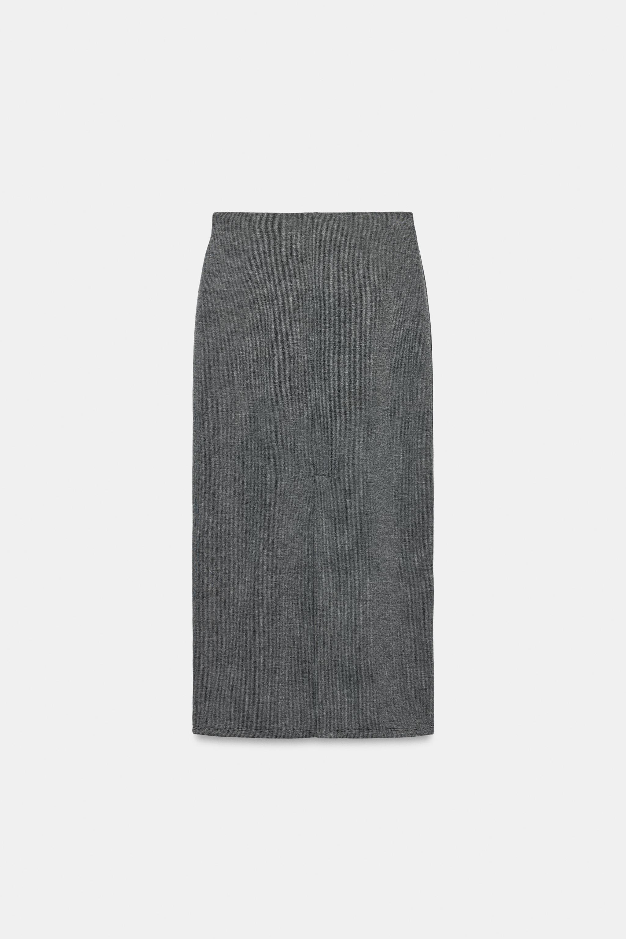 JUPE MI-LONGUE DROITE SOFT