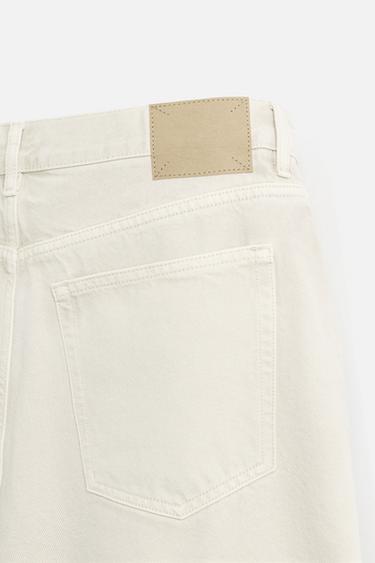 BERMUDA DENIM REGULAR FIT - Gris de Zara - Image 9